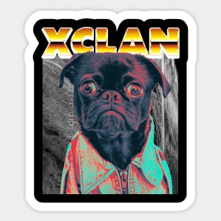 X Clan hip hop Sticker